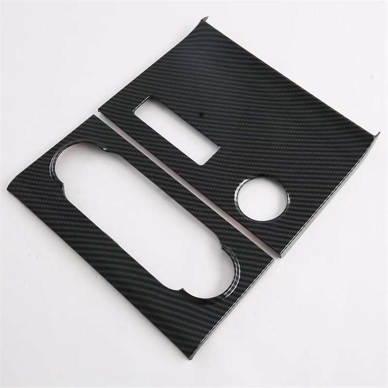 for Veloz 2022-2024 Carbon Fiber Car Center Console AC Switch Cover Panel Trim Interior Accessories