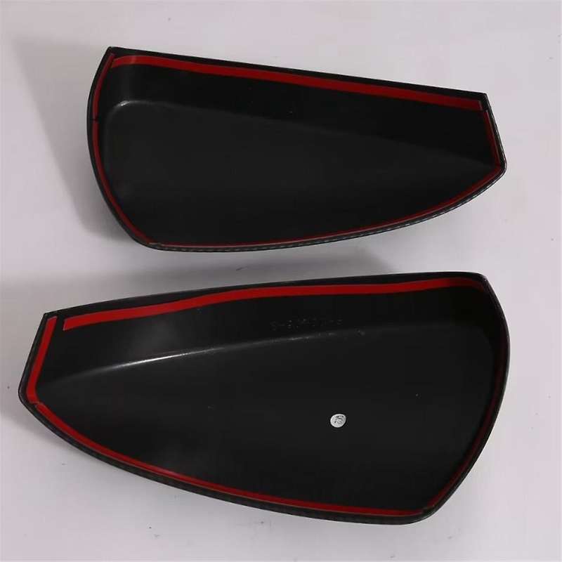 for Veloz 2022-2024 Carbon Fiber Car Rearview Mirror Cover Side View Mirror Trim Cap Accessories