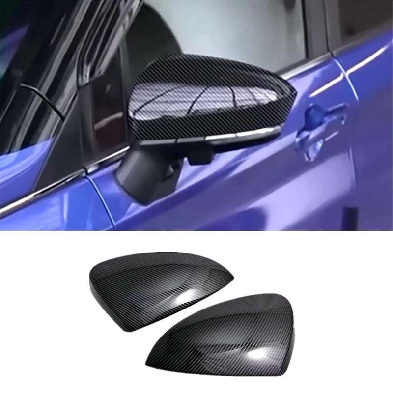 for Veloz 2022-2024 Carbon Fiber Car Rearview Mirror Cover Side View Mirror Trim Cap Accessories