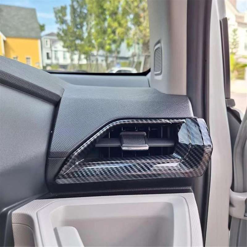 for Veloz 2022-2024 Carbon Fiber Car Center Dashboard Side Air Outlet Cover Trim Interior Accessorie
