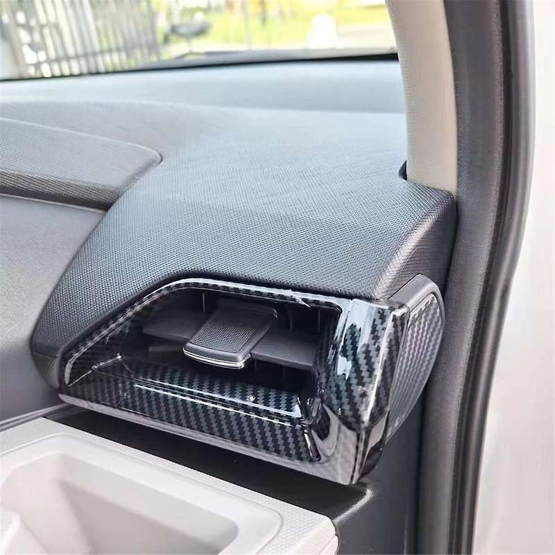 for Veloz 2022-2024 Carbon Fiber Car Center Dashboard Side Air Outlet Cover Trim Interior Accessorie