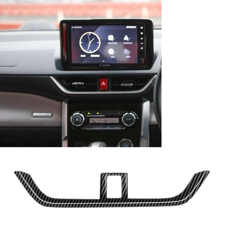 for Veloz Avanza 2022+ Carbon Fiber Car Central Air Conditioner Outlet Cover Trim