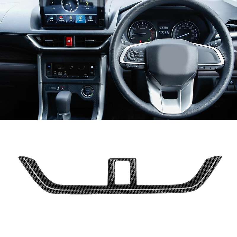 for Veloz Avanza 2022+ Carbon Fiber Car Central Air Conditioner Outlet Cover Trim