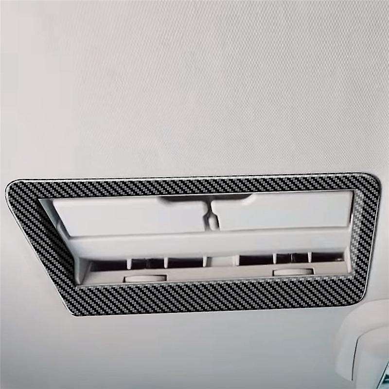 for Veloz Avanza 2022 2023 Carbon Fiber Car Roof Air Outlet Frame Cover Trim Decoration