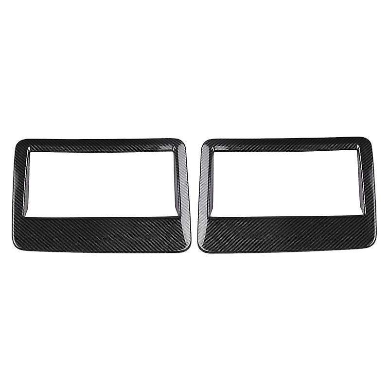 for Veloz Avanza 2022 2023 Carbon Fiber Car Roof Air Outlet Frame Cover Trim Decoration