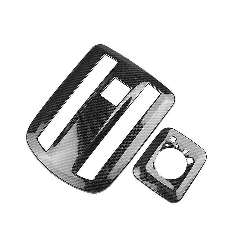 for Veloz Avanza 2022 2023 Carbon Fiber Car Interior Reading Light Lamp Cover Trim Sticker