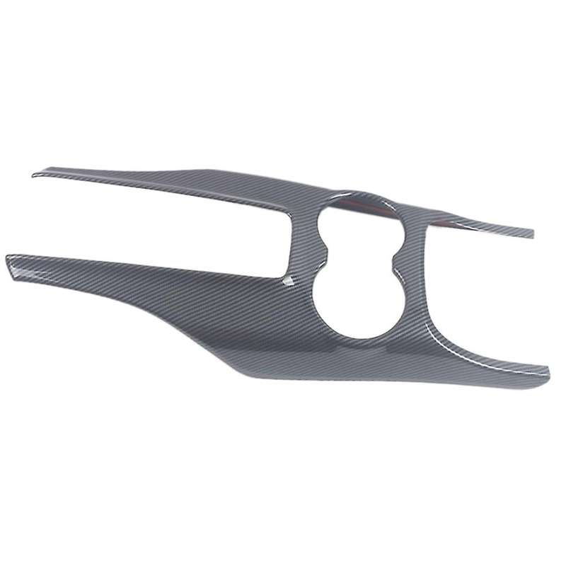 for Venza 2020-2022 Carbon Fiber Car Gear Shift Panel Cup Holder Cover Trim Decoration Accessories