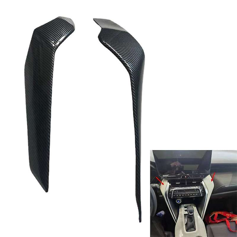 for Venza XU80 2020 2021-2022 ABS Carbon Fiber Car Interior Center Control Panel Side Strips Cover T