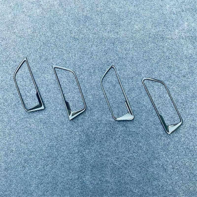 for Venza Xu80 2020 2021 Car Accessories Abs Inner Door Handle Cover Catch Bowl Trim Insert Bezel Fr