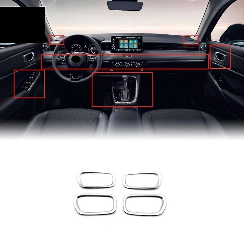 for Vezel -V 2021 2022 Car Inner Door Handle Bowl Cover Decoration Frame Trim Sticker Moulding Acces