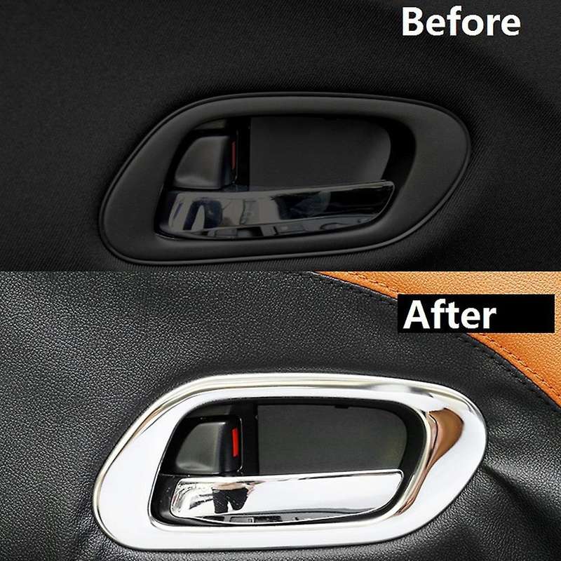 for Vezel -V 2021 2022 Car Inner Door Handle Bowl Cover Decoration Frame Trim Sticker Moulding Acces