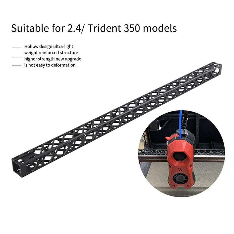 for VORON 2.4 Upgraded CNC Hollow Gantry Light Weight Voron X Axis for Voron V0 2.4 Trident 3d Prin