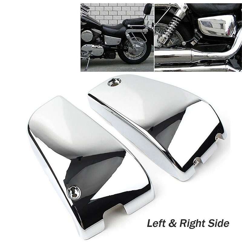 for Vn1500 Classic Abs Battery Side Covers Chrome 1pair
