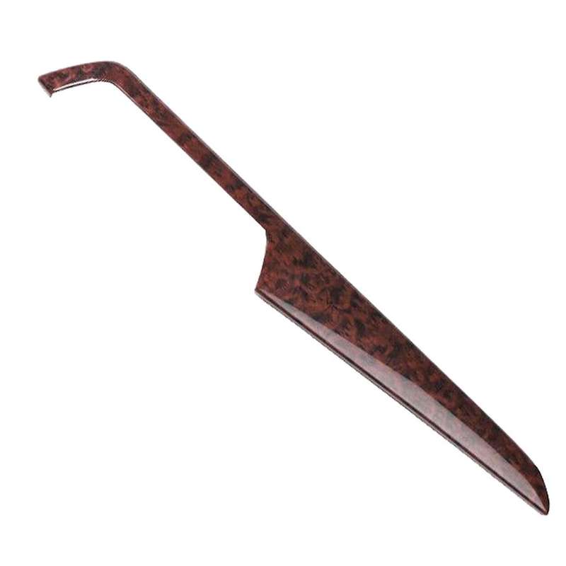 for W204 C-Class 2010-2013 Red Wood Grain Center Console Dash Stirp Trim