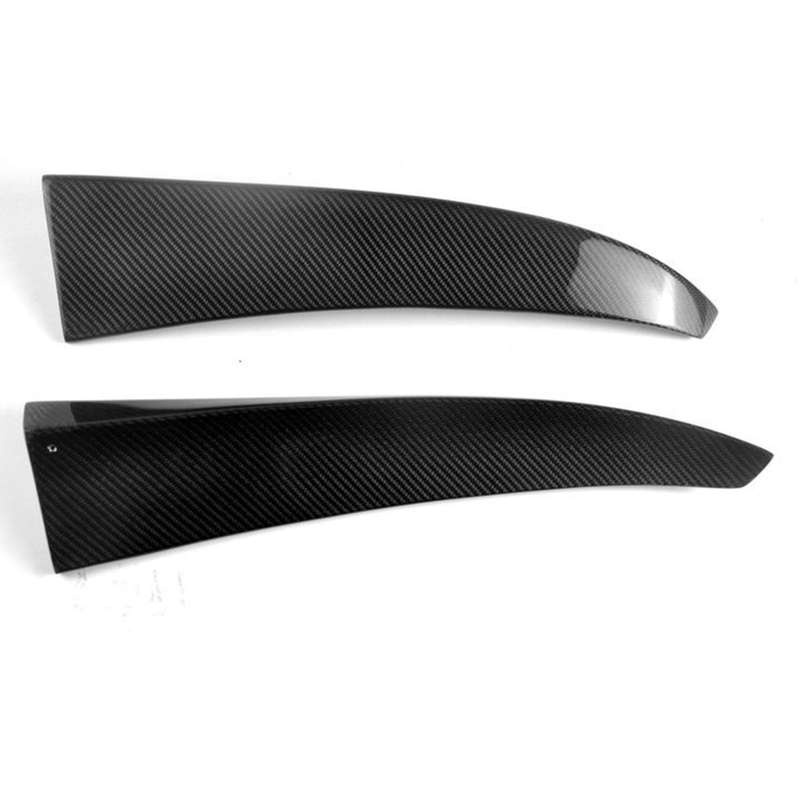 for W205 C180 C200L C260L C43 C63 2015-2017 Carbon Fiber Rear Bumper Splitters Spoiler Canard Fins T