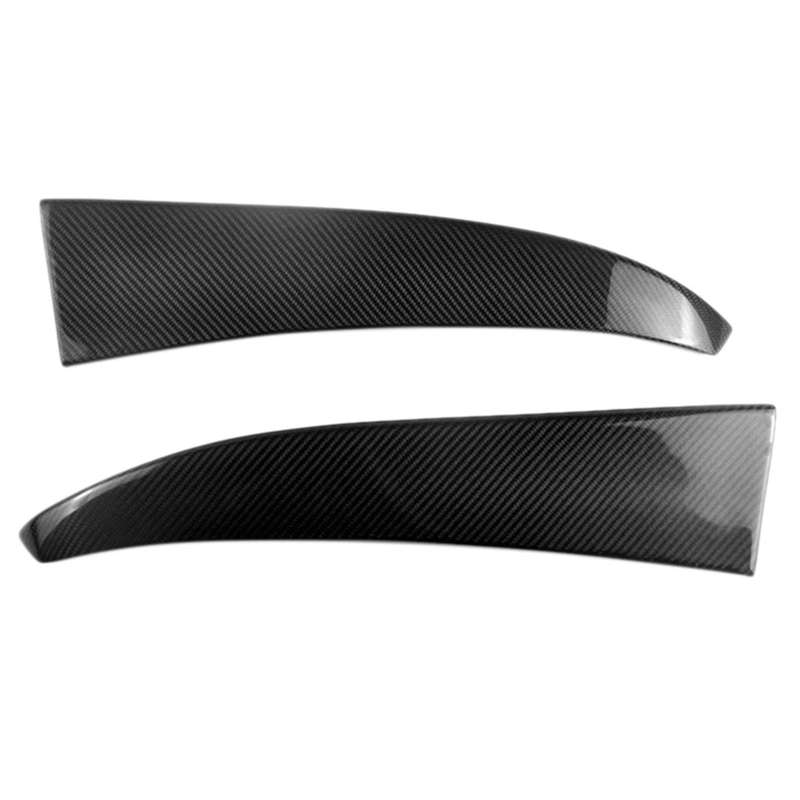 for W205 C180 C200L C260L C43 C63 2015-2017 Carbon Fiber Rear Bumper Splitters Spoiler Canard Fins T