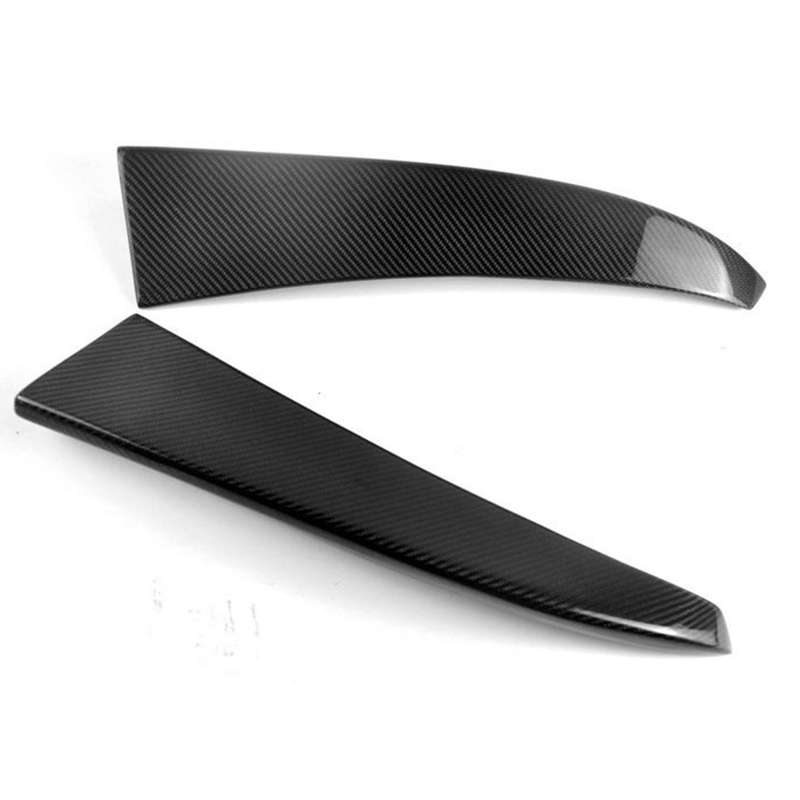 for W205 C180 C200L C260L C43 C63 2015-2017 Carbon Fiber Rear Bumper Splitters Spoiler Canard Fins T