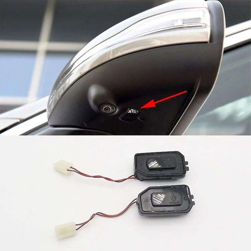 for W205 W213 GLC X253 2014-2020 Car Wing Door Side Mirror Puddle LED Light Rearview Mirror Courtesy