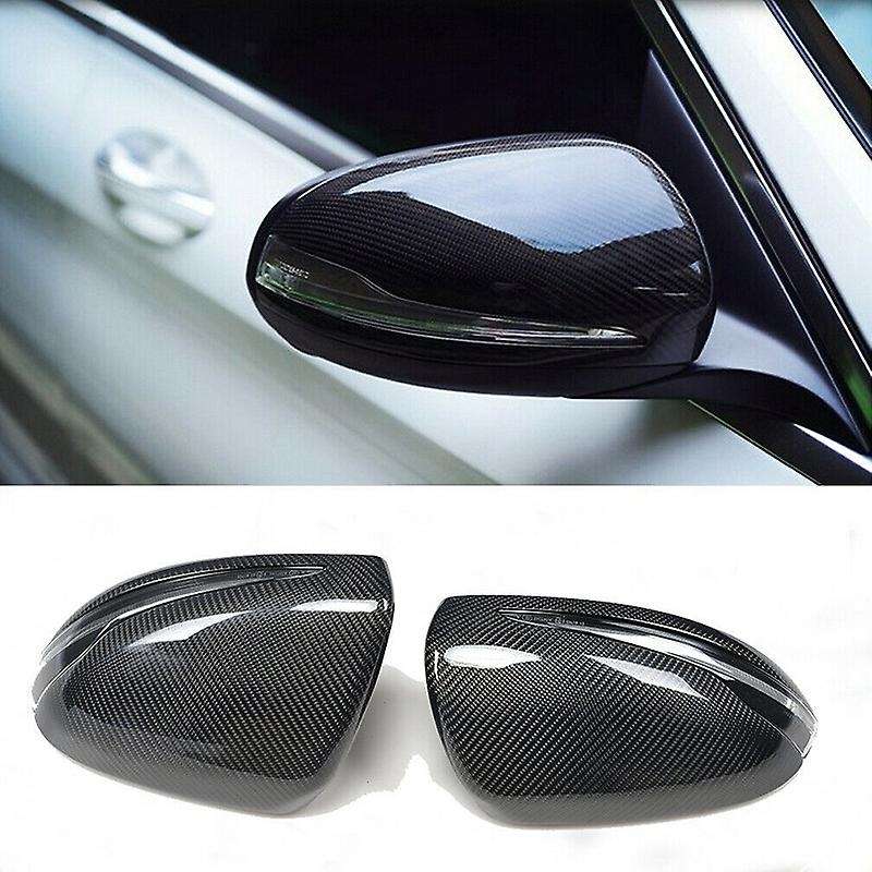 for W205 W213 X253 ABS Carbon Fiber Replacement Side Mirror Covers Wing Mirror Covers Caps