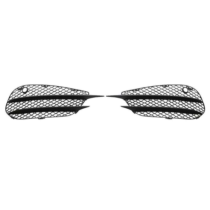 for W205 C-class C180 C200 C260 2015-2018 Set L+r Front Bumper Fog Lamp Grill Grille Insert Face Ba