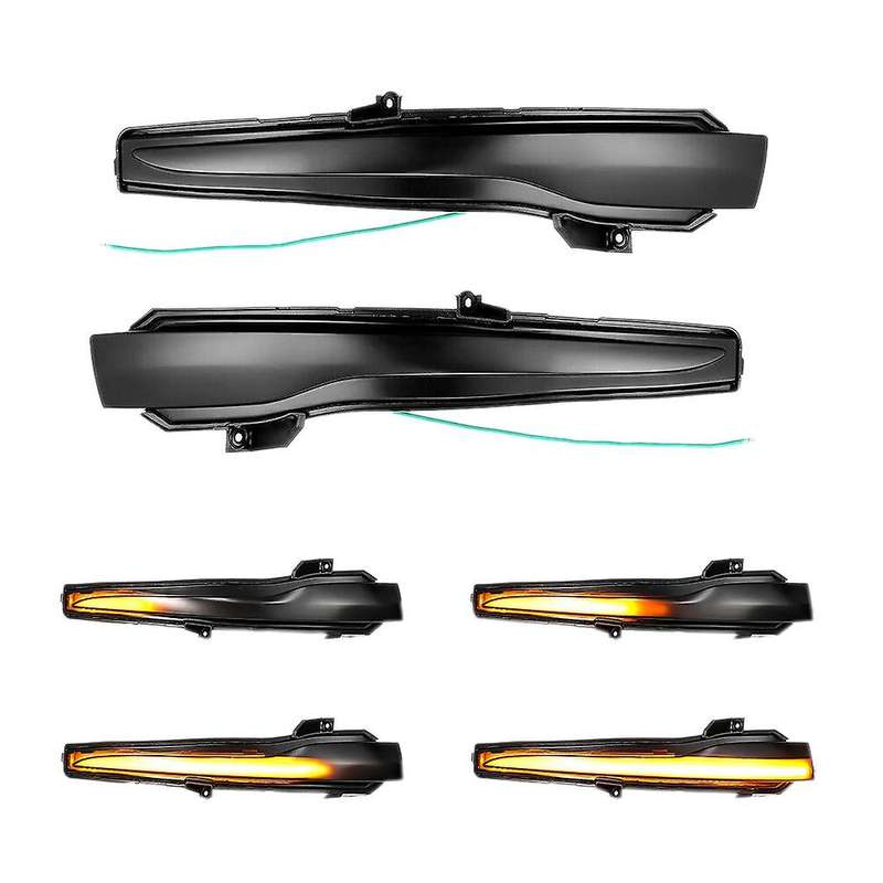 for W205 W213 W222 W253 Dynamic LED Turn Signal Side Mirror Lamp Sequential Blinker Signal Lamps