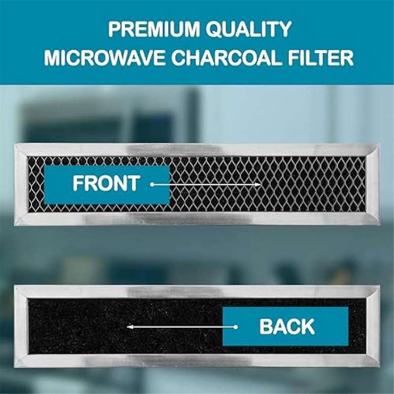 for WB02X11550, JX81L, 5304464577 Microwave Recirculating Charcoal Filter for , (4-Pack)