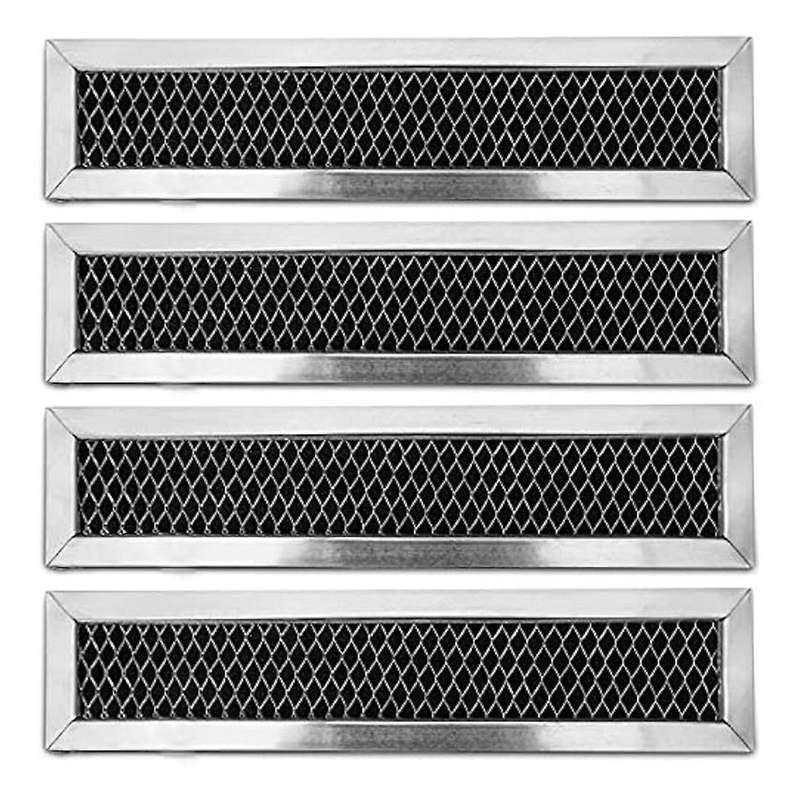 for WB02X11550, JX81L, 5304464577 Microwave Recirculating Charcoal Filter for , (4-Pack)