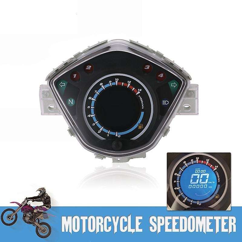 for Wave110 Wave110Rs 110Rs DIGITAL METER Motorcycle Speedometer 7 Color LCD Digital Speedometer LCD
