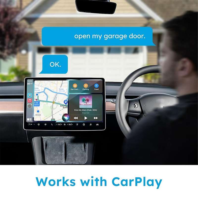 for WiFi Garage Door Switch Opener Smart Gate Door Controller Smart Life Remote Via for Siri CarPlay