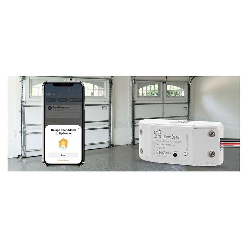 for WiFi Garage Door Switch Opener Smart Gate Door Controller Smart Life Remote Via for Siri CarPlay