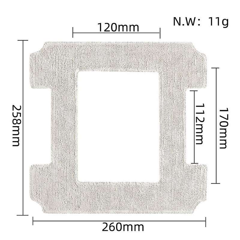 for Winbot W1 Pro Window Cleaner Robot Mop Replacements Mop Pad Accessories Parts