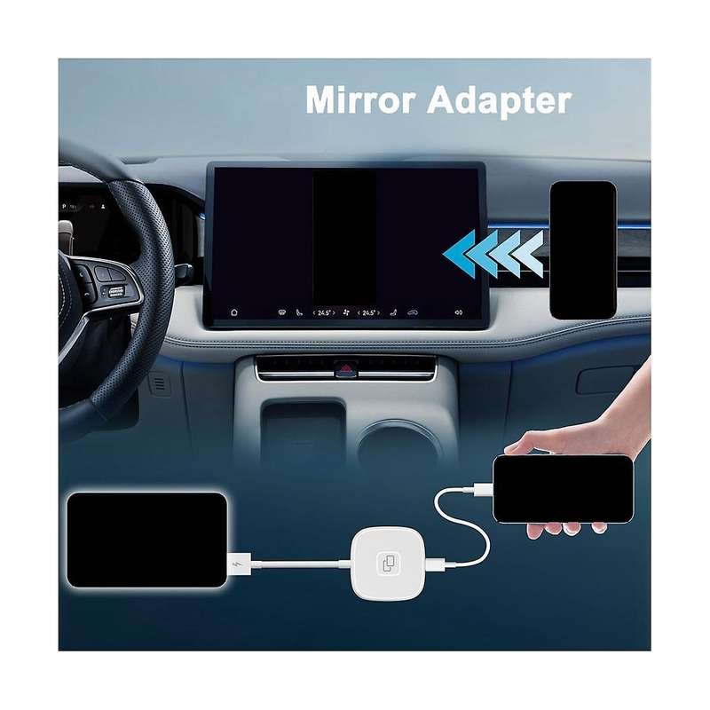for Wired CarPlay Car Convert to Wireless Car Wireless Fast and Easy Use Fit for AI BOX Square