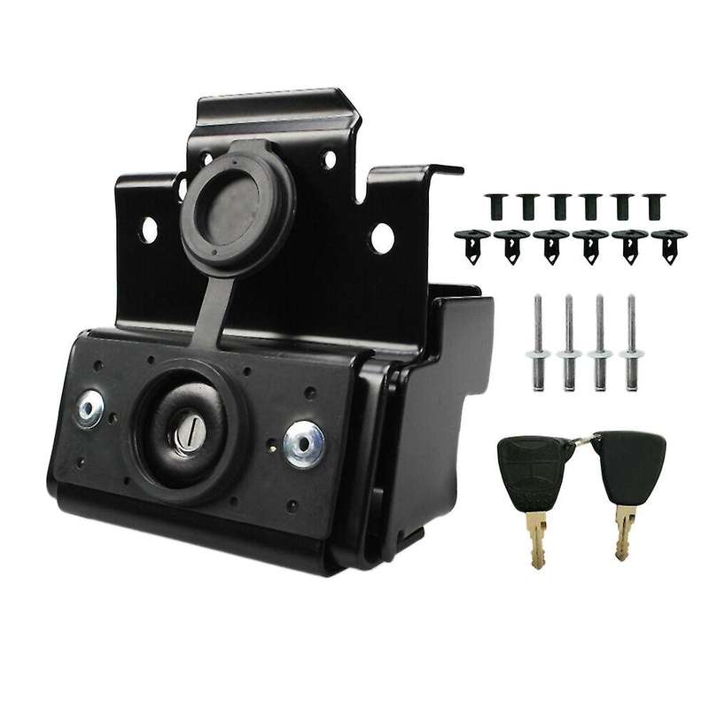for Wrangler JK 2007-2018 Engine Grille Hood Lock Kit Anti-Theft Assembly Locking Hood Catch