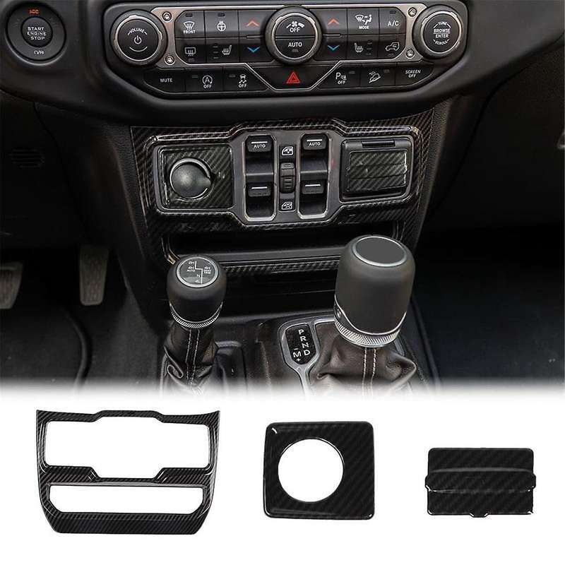 for Wrangler Jl 2018-2023 Lighter Usb Socket Window Control Panel Decorative Cover Decorative Decal