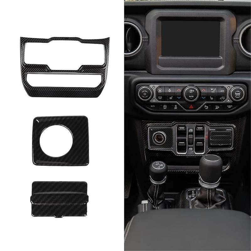for Wrangler Jl 2018-2023 Lighter Usb Socket Window Control Panel Decorative Cover Decorative Decal