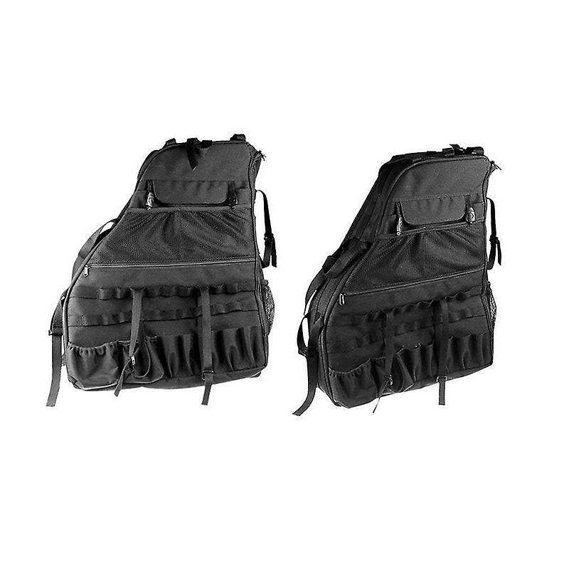 for Wrangler JK JL Storage Bag Organizers Cargo Roll Bar Saddlebag Side Door Anti-Roll Storage Bag 2