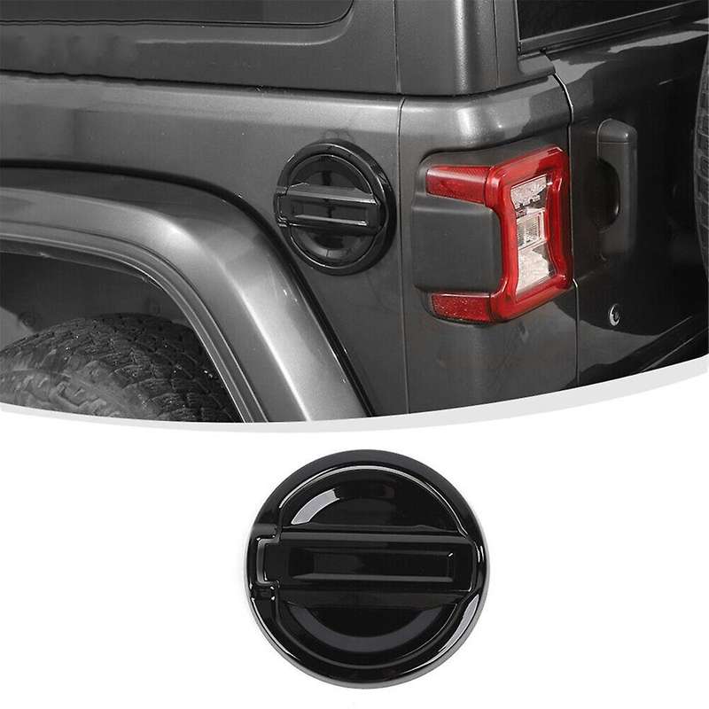 for Wrangler Jl 2018-2023 Car Door Fuel Filler Tank Gas Cap Tank Lid Cover Trim Exterior Accessorie