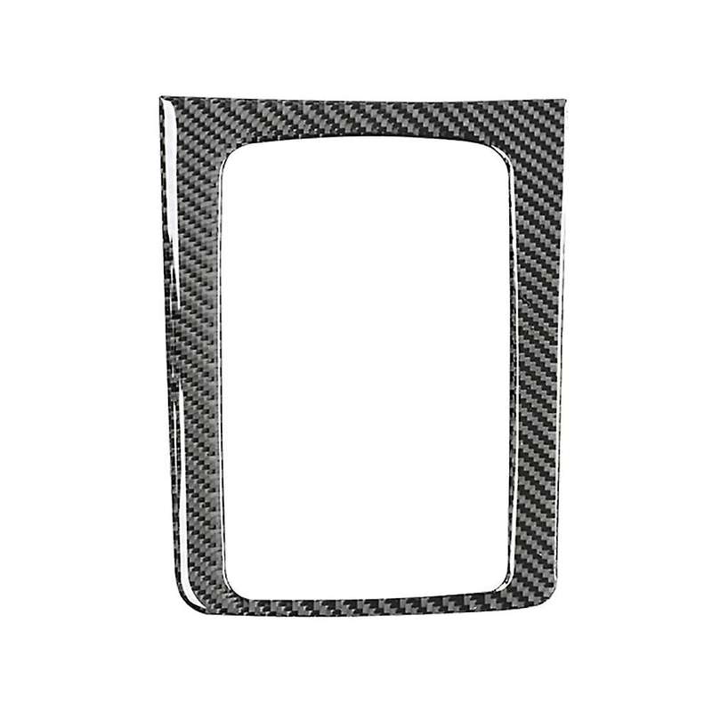 for X 2008-2015 Carbon Fiber Car Gear Shift Panel Cover Trim Manual Transmission Frame Sticker A