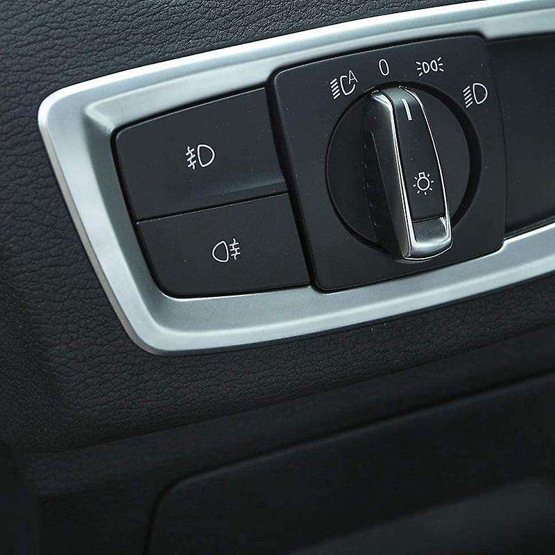 for x1 F48 2016-2018,x2 F47 2018 Decoration ABS Matte Headlight Switch Button Cover Trim