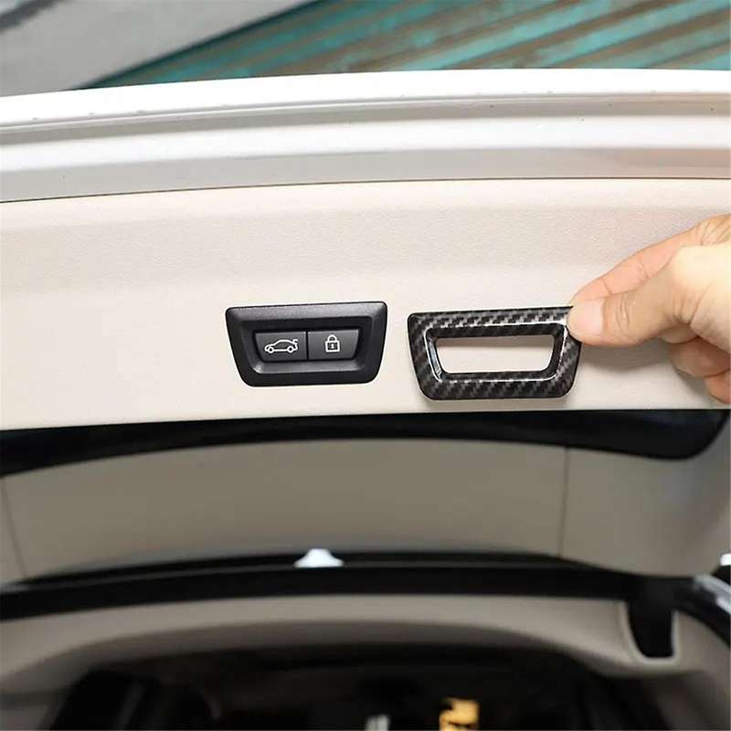 for X1 F48 X3 F25 X4 F26 X5 F15 3 Series F30 F34 F36 F10 G30 Tail Door Button Cover Trim Accessorie