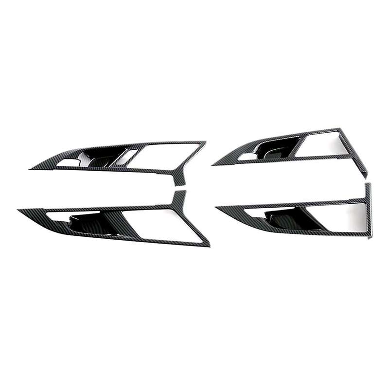 for X1 U11 2023 2024 Car Inner Door Handle Cover Frame Trim Accessories - Abs Carbon Fiber