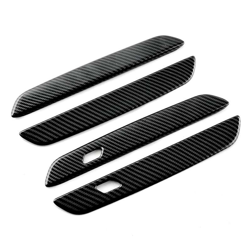 for X1 U11 2023 2024 Car Exterior Door Handle Cover Trim Sticker Accessories - ABS Carbon Fiber