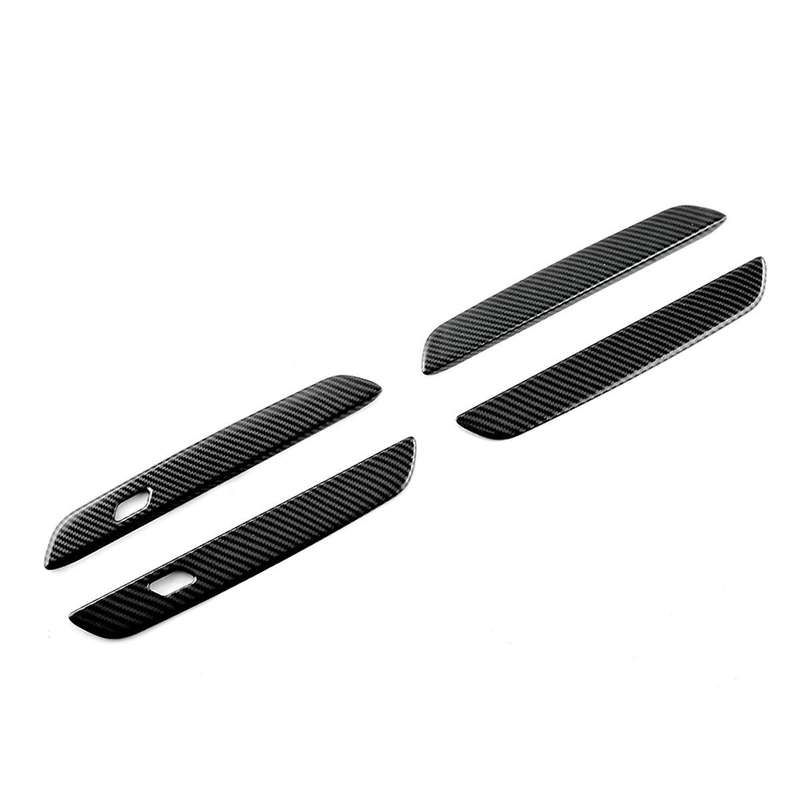 for X1 U11 2023 2024 Car Exterior Door Handle Cover Trim Sticker Accessories - ABS Carbon Fiber