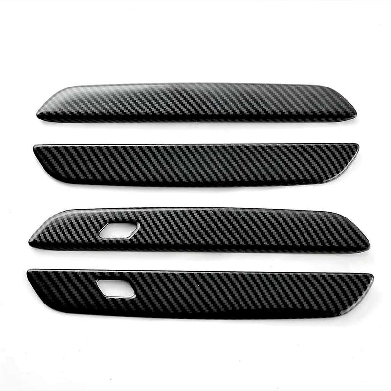 for X1 U11 2023 2024 Car Exterior Door Handle Cover Trim Sticker Accessories - ABS Carbon Fiber