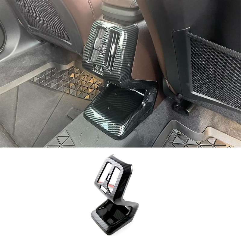 for X1 U11 2023 2024 Car Rear Air Conditioning Outlet Vent Cover Trim Sticker Accessories - Abs Carb
