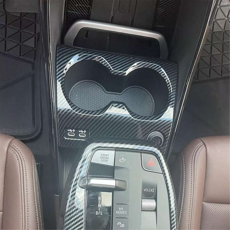 for X1 U11 2023 2024 Central Control Water Cup Holder Panel Cover Trim Interior Accessories - ABS Ca