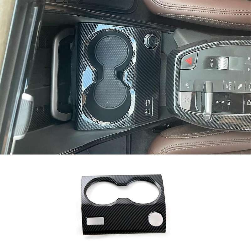 for X1 U11 2023 2024 Central Control Water Cup Holder Panel Cover Trim Interior Accessories - ABS Ca