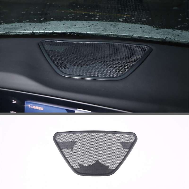 for X1 U11 2023-2024 Stainless Steels Car Dashboard Speaker Cover Horn Frame Trim Decoration Access