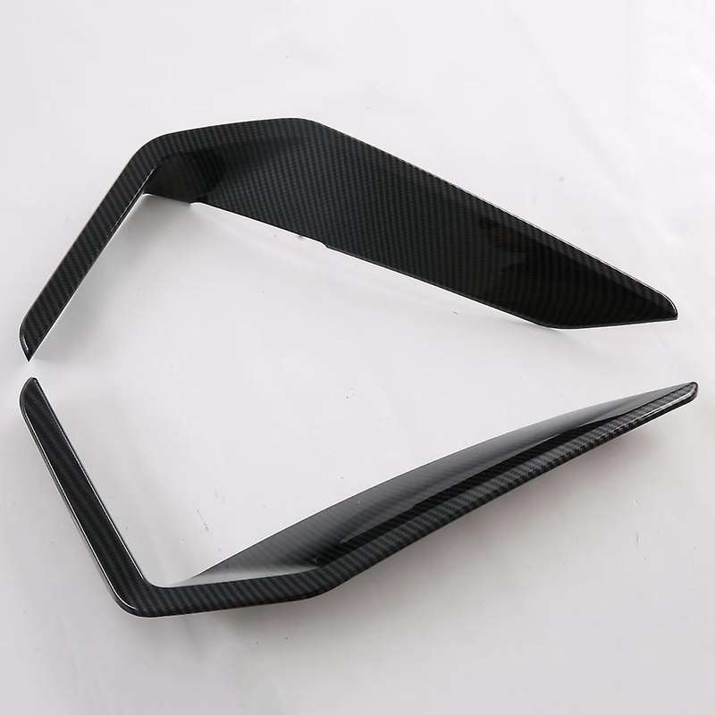 for X1 U11 2023 2024 XLine Front Bumper Splitter Lip Fog Lamp Grille Trim Accessories - Carbon
