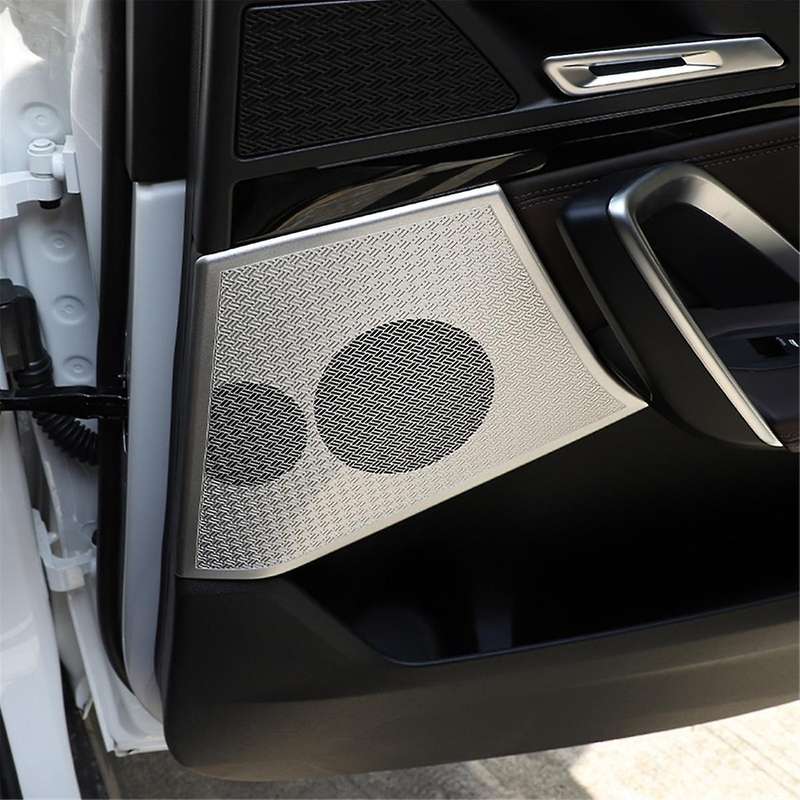 for X1 U11 2023 2024 Stainless Steel Car Door Audio Speaker Decorative Cover Trim Interior Accessor